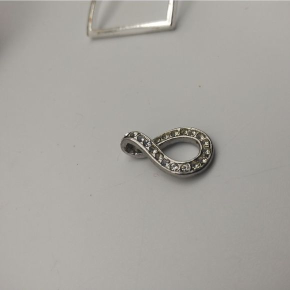 Crystal teardrop necklace‎ pendant - Picture 2 of 3